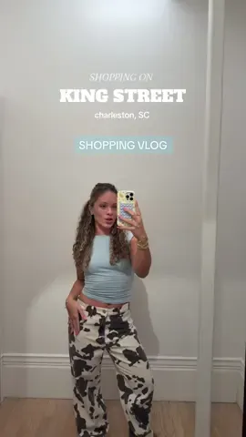 🛍️ king street is my dreammm #shopping #Vlog #charleston #kingstreetcharleston #vlogs @Aritzia @Urban Outfitters @adidas @Abercrombie and Fitch @Buck Mason @Uncommon James @Brandy Melville 