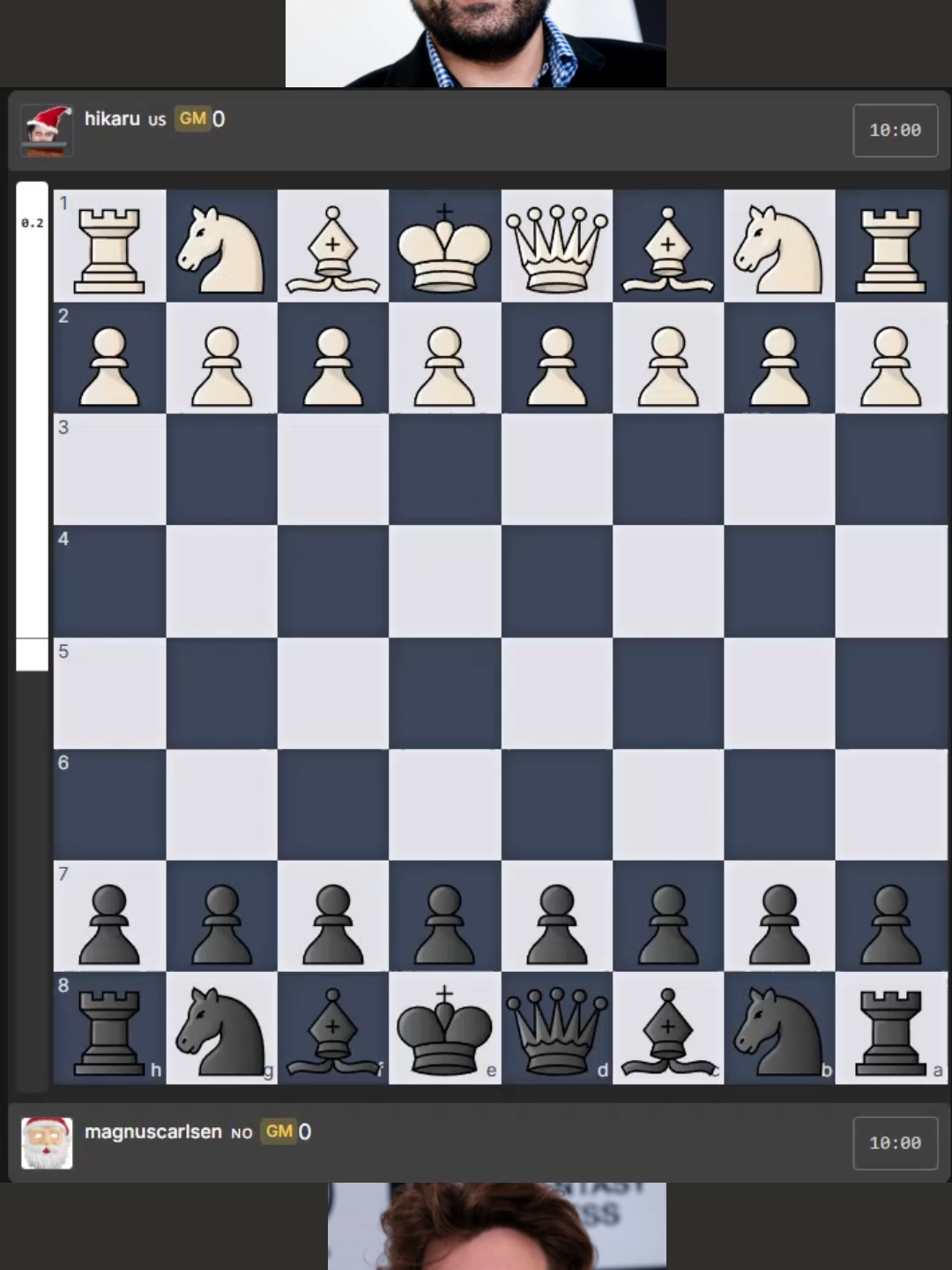 Hikaru vs Magnus Carlsen Horrible Game #chess #hikaru #blunder #magnus