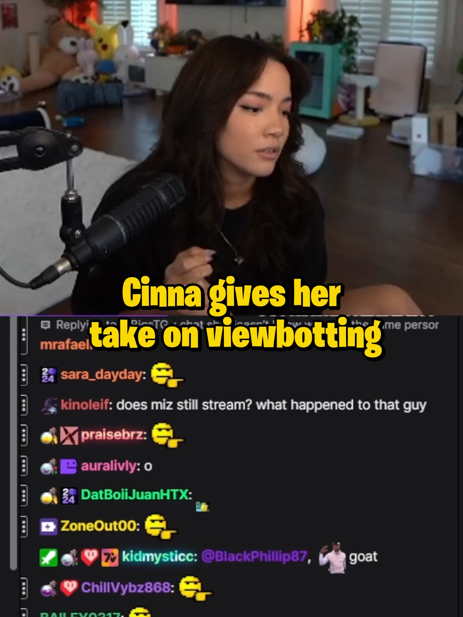 Cinna gives her take on viewbotting #cinna #fyp #xcyzba #twitch