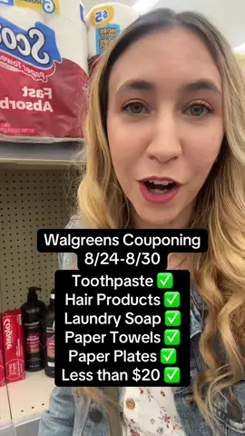 Here’s a deal anybody can do at Walgreens❣️ this week! These are all digital deals. It’s as easy as clipping the coupon on your Walgreens app 📱 and typing in your phone number at checkout. This deal will get you some personal care products and some household products you need. Even if you’re completely new to couponing, you can get started today! And if you’re not new to couponing, and you have some Walgreens cash already in your account, you can use it to pay even less for these deals! 😉 Deals are valid 8/24-8/30 Full haul and printable list on YouTube now. #h#householdessentialsh#howtosavemoneyc#couponingforbeginnersw#walgreenscouponingc#couponing