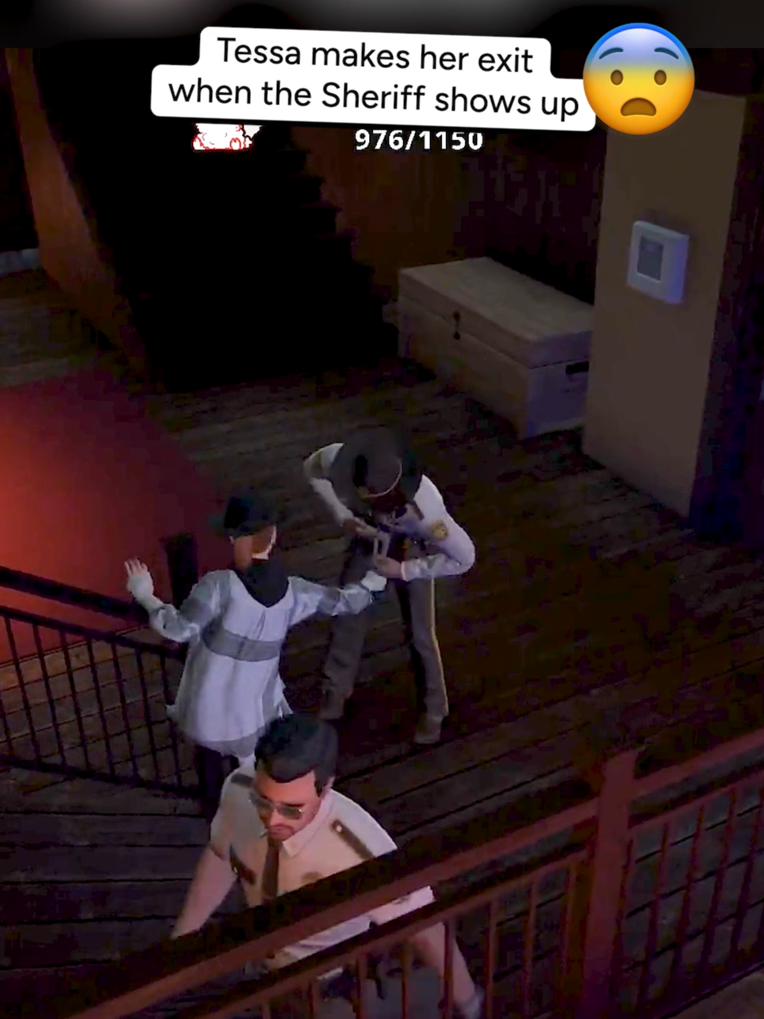 Tessa certainly makes a dramatic entrance 🤣 (Nakkida on Twitch) #nakkida #gta5rp #gtarp #nopixel #GamingOnTikTok
