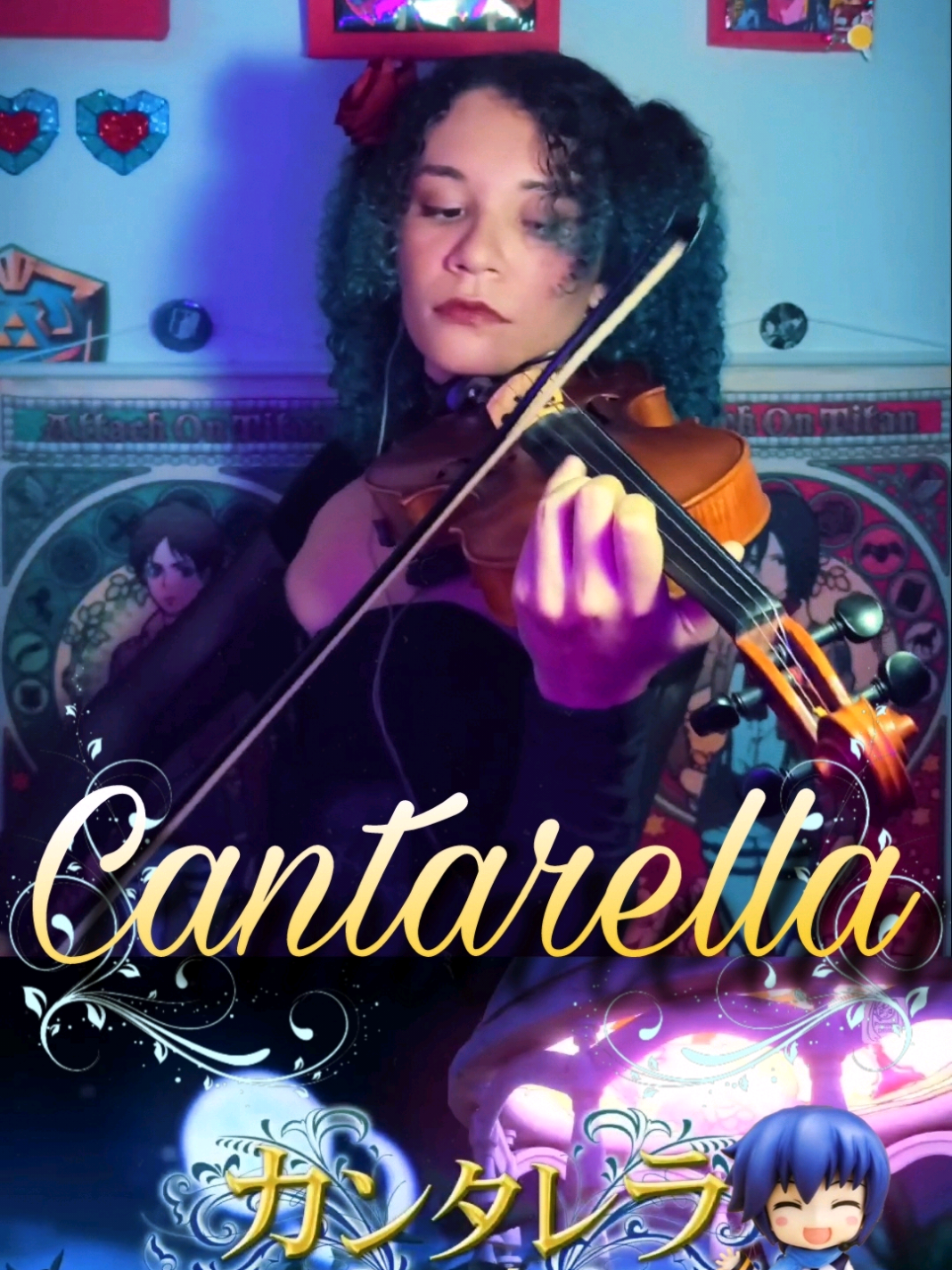 Simplemente #cantarella ! #violin #violincover #vocaloid #kaito  gracias a @Luifer 😎 por ayudarme a grabar 🥰⚘️