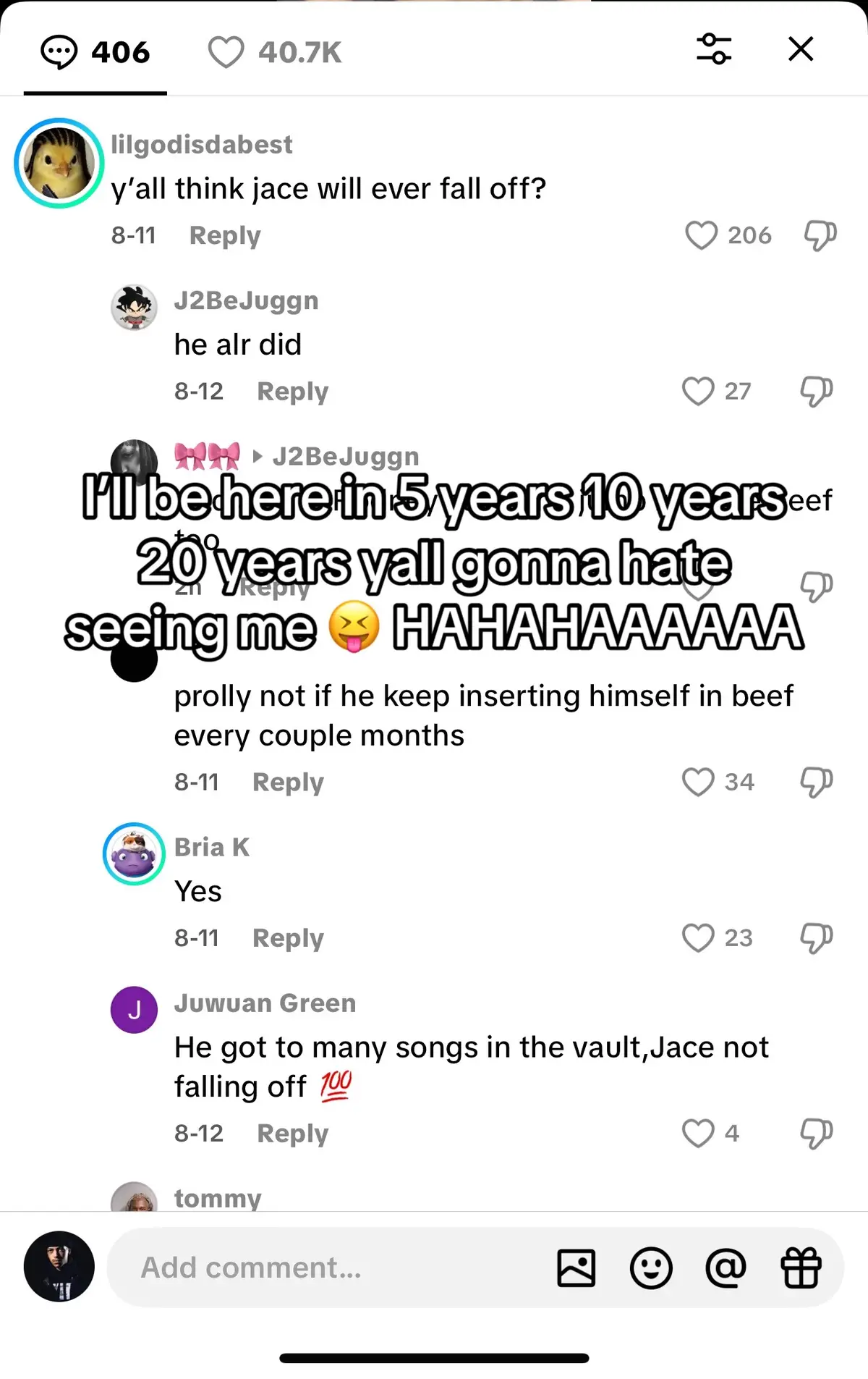 FELL OFF WHERE LMAOOOO