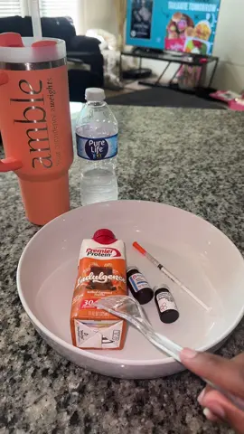 Morning routine locked in 🔑 Protein, water, and my Amble essentials — staying consistent is what keeps the results coming. With Amble, it’s affordable, flexible, and built to fit real life 🙌🏾✨ link in bio or DM me a 💉 for direct link  #AmblePTNR #JoinAmble #SponsoredByAmble @Join Amble 