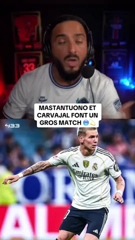 MASTANTUONO ET CARVAJAL FONT UN GROS MATCH 🥶💫 #immigreparisien #react #carvajal #mastantuono 