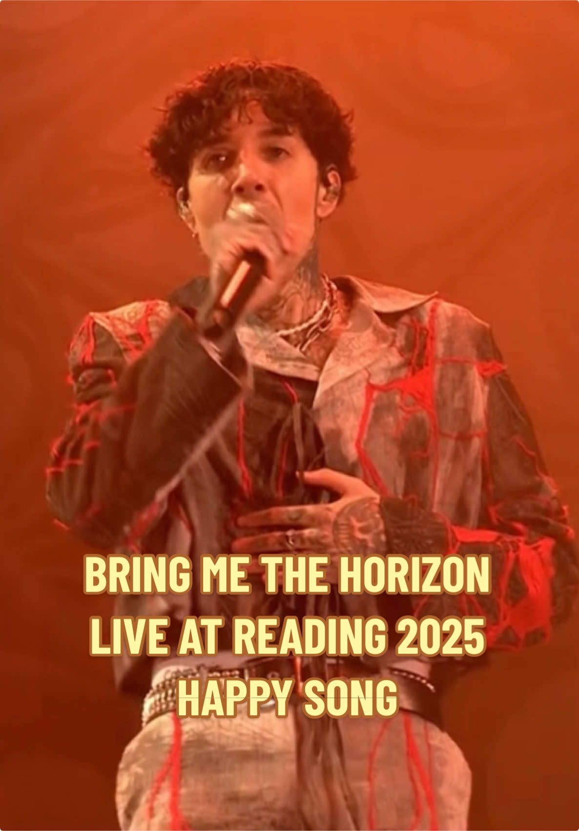 Happy Song live at Reading 2025 #bringmethehorizon #happysong #thatsthespirit #bmth #fyp