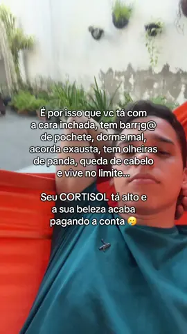 É quase que inevitável ter cortisol alto hoje em dia 😮‍💨🥲 #cortisol #nulle #estresse #magnesio #rostodecortisol 