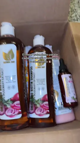 El Tratamiento Para la caída del cabello y estimular su crecimiento ahora mismo está en oferta 🔥 #naturalsant #shampooandconditioner #onion #biotin #rosemary 