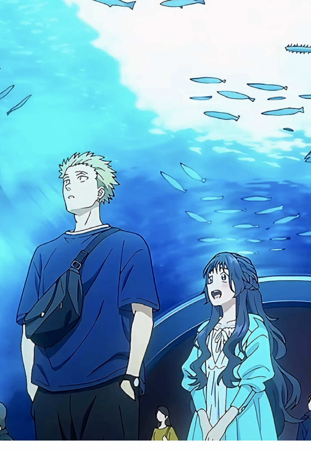 The cutest couple🩵 Anime: Kaoru Hana wa Rin to Saku / The Fragrant Flower Blooms with Dignity🌸 #wagurikaoruko #tsumugirintaro #wagurixrintaro #kaoruhanawarintosaku #thefragrantflowerbloomswithdignity 