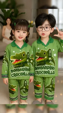 Sét bộ pizama tay dài quần dài cho bé trai và bé gái hottrent #thoitrangtreem #quanaotreemthoitrang #setbopizamadaitaychobe #quanaopizamahottrentchobe #xuhuongtiktok 