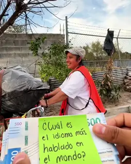 I gave a millionaire reward to a woman on the street for her intelligence 😭 made us cry #mexico🇲🇽 #usa_tiktok 