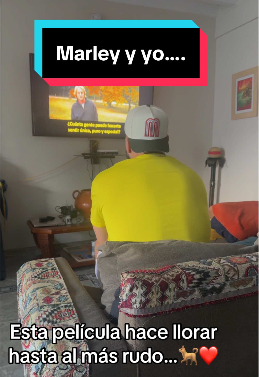 A quien te recuerda 🐕 cuando ves esta película? #juanomed #marleyyyo #mascota #perros #miperro @perro diablo caps and hats 