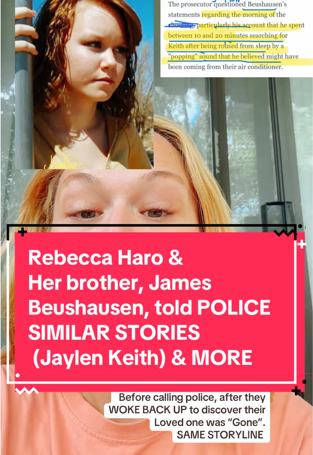 Replying to @$2dollabill55 Did Rebecca copy her BROTHER’S STORY?!  Everything is alleged. #whereisemmanuelharo #jamesbeushausen #stagedcrime #RebeccaHaro #lyingtothepolice 
