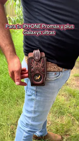 100% piel mi raza funda para tu iphone promax y plus y galaxy ultra #fundas #tuwestern #holster #fyp #westernwear 
