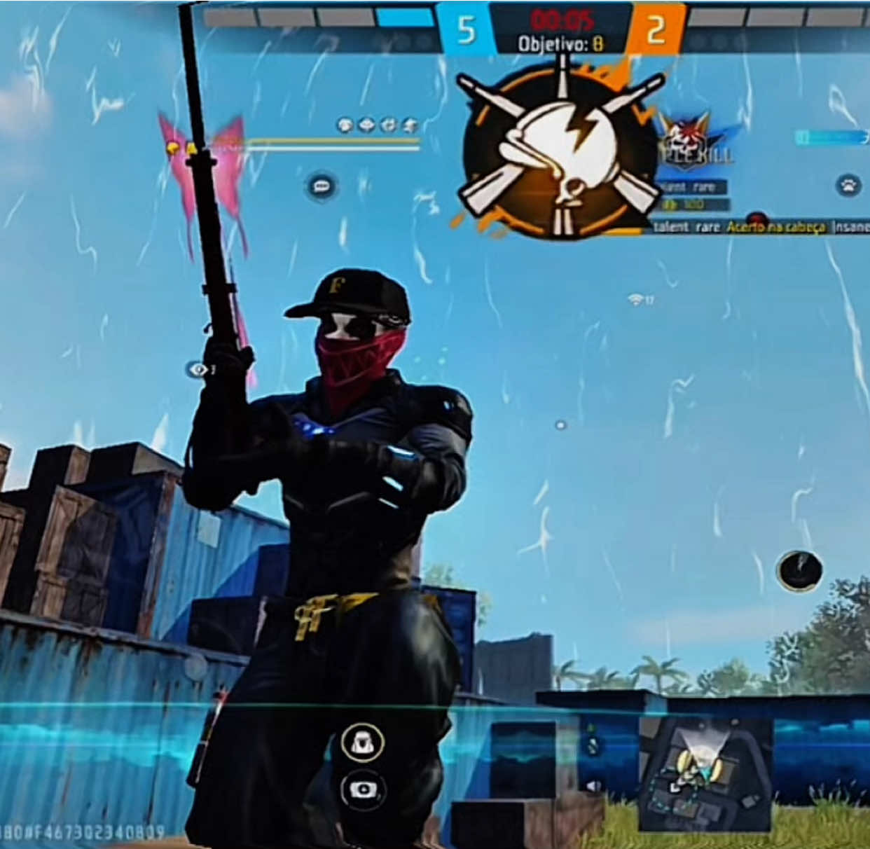 A lágrima mais pesada é aquela que não cai… #freefire #freestyleplayer #fyp 