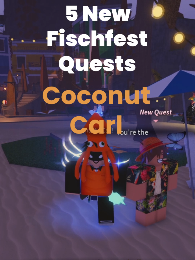 5 New Fischfest Quests (Carl Quest) Fisch 🎣🐟 #roblox #robloxfyp #fisch #fischupdate #robloxfypシ 