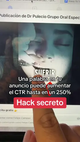 Está palabra puede aumentar tu CTR hasta en un 20% ✅✅✅ #Facebookads #emprendedores #emprendedoras #emprendedoresdeexito #negocios 