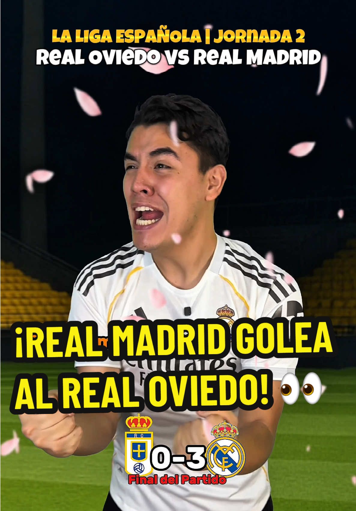 Real Madrid 3-0 Real Oviedo 👀⚽️ | ¡Doblete de Mbappé! #RealMadrid #HalaMadrid #comedia #LaLiga #estebancachoo 