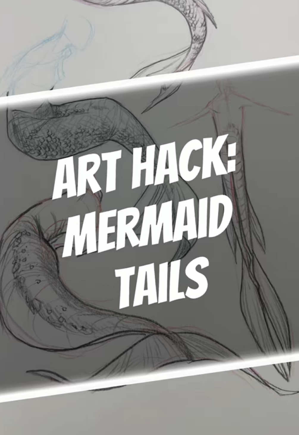 When my wife was younger, she loved to draw mermaids, but always struggled with their tails. I wasn’t able to help her out then, but let’s see about it now, so let’s get into mermaid tails! #arthack #mermaid #tail #drawing #fantasy 