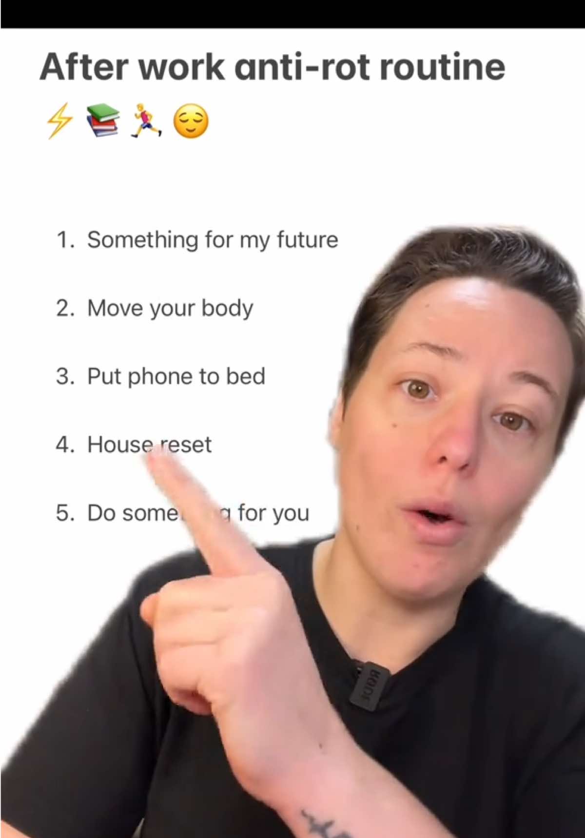 Tired of finishing the day feeling like a couch zombie? I was too, until I rebelled against the mindless scroll and built a routine that actually makes me feel human again. ✨ If you want to stop rotting after work save these tips that will boost your energy levels ✨ For years, every evening looked the same: work, sofa, phone, guilt, repeat. I convinced myself I was “recharging,” but I was just wasting my life and waking up with zero energy. The grind culture wants to convince us: you’re either working or you’re not winning. But the real reason you feel rubbish isn’t lack of willpower—it’s a broken evening routine that drains you instead of recharging you. Here’s my 5-step anti-rot routine: 1 - Do one thing for your future self (side hustle, knock out a chore—anything that makes tomorrow easier). 2 - Move your body—walk, stretch, whatever. No gym heroics needed. 3 - Put your phone to bed. DND in another room. Out of sight, out of mind. 4 - House reset: tidy up, prep tomorrow's supplements (ultimate energy hack), fill up your water bottle; set yourself up to win. 5 - Do something just for you—no grinding, no guilt, just enjoyment. You can keep rotting and hope it gets better, or you can try another “miracle” productivity hack that crashes you out even faster. But nothing changes unless you change your routine—consistently. I’ve tested every after-work hack under the sun for 5 years. This is the only routine that’s stuck for me.  Want the full breakdown? Comment “ANTI-ROT”, make sure you’re following me so I can DM you and I’ll send you my step-by-step cheatsheet. Follow me if you want to get more done AND have more rest, I’m sharing what hustle culture won’t tell you. G ❤️ #afterworkroutine #nighttimeroutine #healthyhabits #careeradvice #tipstoboostenergylevels 