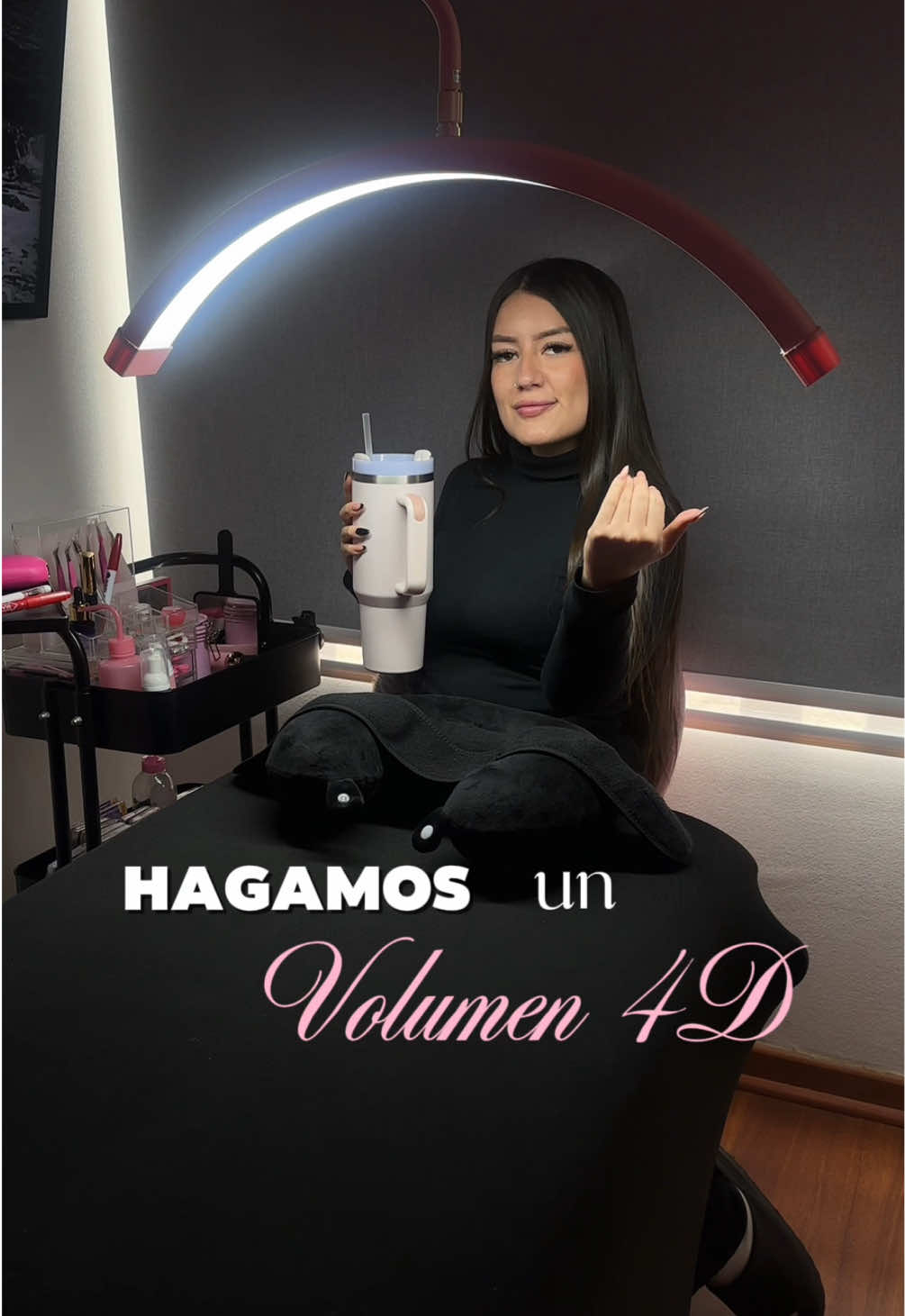 HAGAMOS UNA CLIENTA 🖤☕️ Volumen tecnológico 4D #extensionesdepestañas #volumentecnologico #lashista #pestañas #lashestutorial 