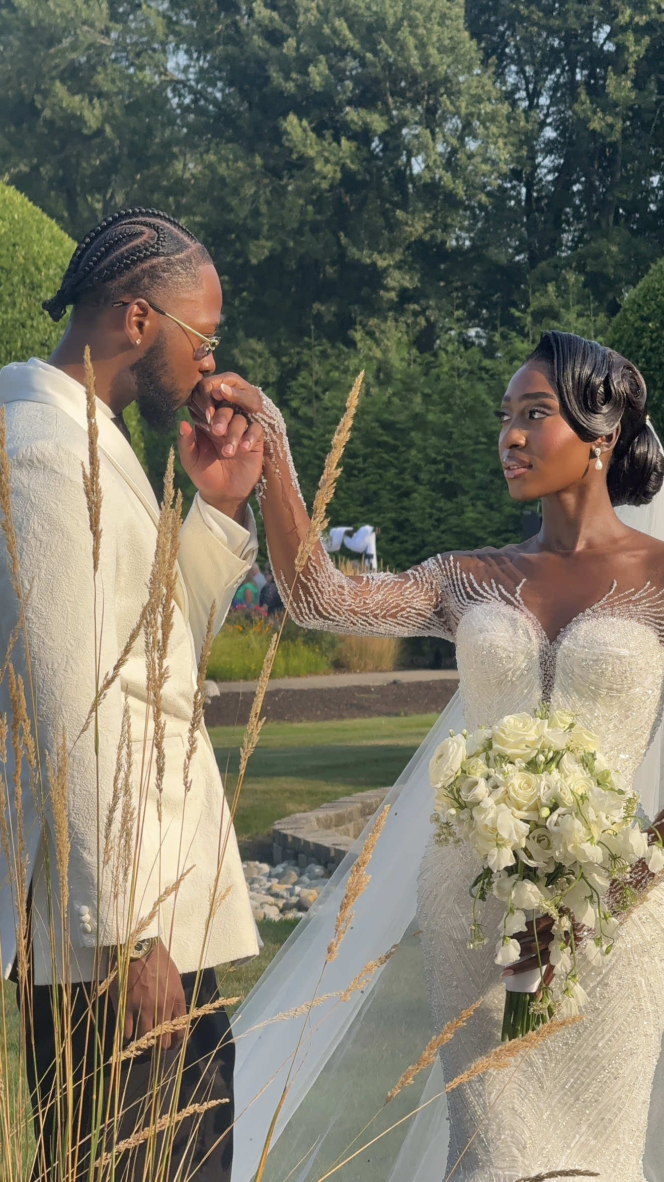 Our wedding was amaingggg 🥹❤️ Traditionally after your wedding you go to church to give thanks so this is us getting ready🥰  Thanksgiving dress: @Yaa_Pormaa                 Suit: @EadenMyles   #wedding #marriage #married #2025bride #2025bride 