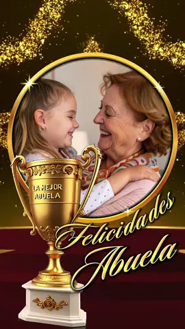 La mejor abuela 🤩🏆🌷 #premioalamejorabuela #abuela #diadelosabuelos #premio #28deagosto 