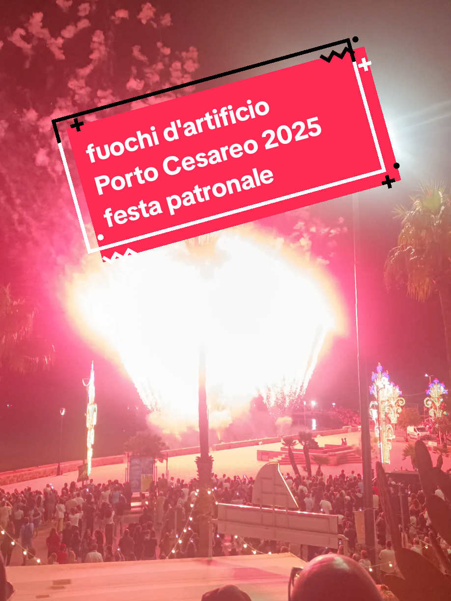 fuochi d'artificio festa patronale Porto Cesareo agosto 2025 #latinorentroom #portocesareo 