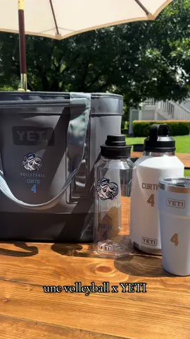 UNC volleyball x YETI🩵 #YETI #unc #collegeathlete #d1 #fyp