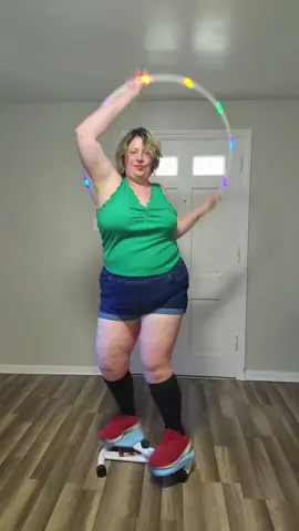 Ab twist hoop dance 💃 #abtwistboard #fitmom ##ledhulahoop 