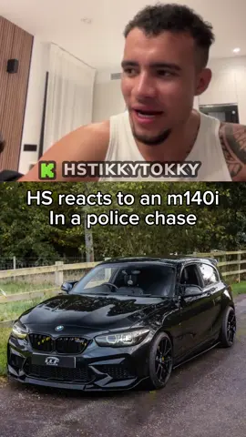HS reacts to an m140i In a police chase #hstikkytokky #m140i 