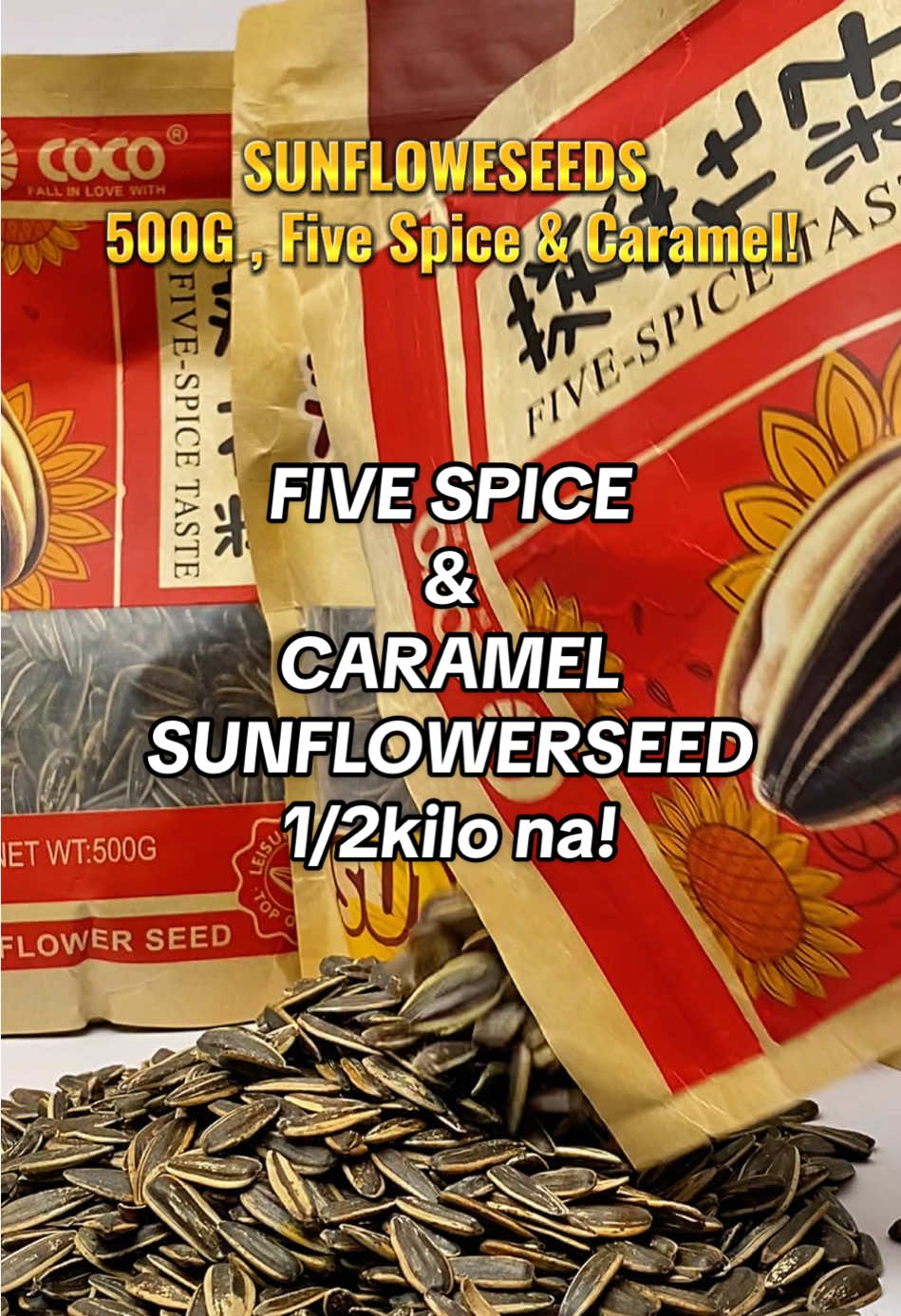 Healthy Snack kutkutin ! COCO SUNFLOWERSEEDS 500g available warehouse price!  Click yellow basket!  #sunflowerseed #cocosunflowerseeds500g #sunflowerseeds #sunflower #seeds 