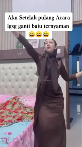 emang daster paling ternyaman ya bund #hehe #lucu
