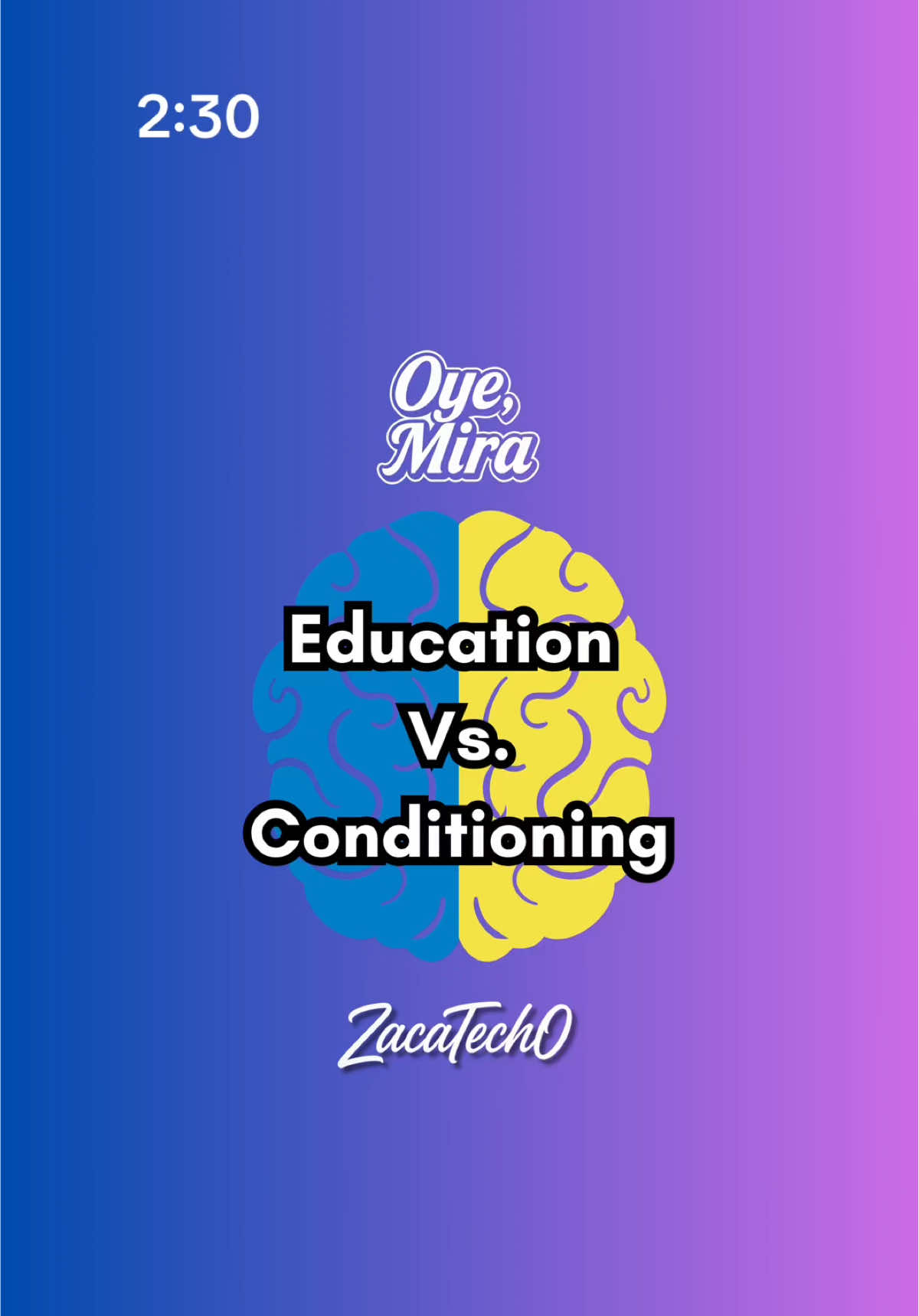 Oye, mira. You are conditioned to believe that anything outside of heteronormativity is the standard of humanity.  That’s not education, it’s indoctrination. It’s conditioning. If you’re not taught how to ask the right questions about what you are being fed regarding how the world actually works, then you will always end up being duped by the system by design.  #oyemira #zacatecho #conditioning #fyp #Decoloniality 
