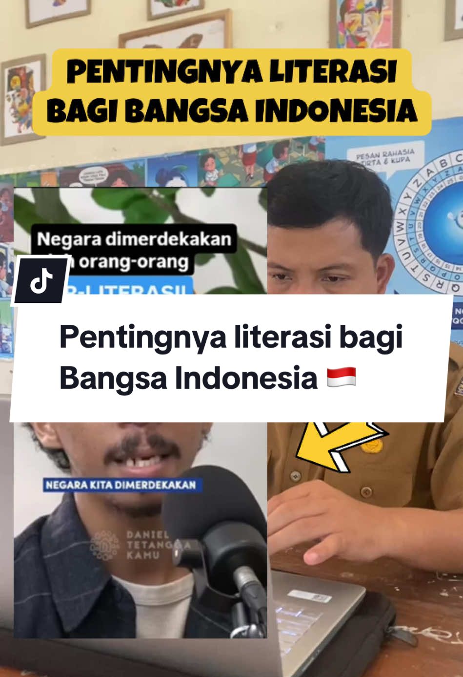 Sumber Video : Pentingnya literasi bagi Bangsa Indonesia #promoseruweekend #promomakanmerdeka 