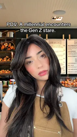 Stared into the deepest depths of my soul.   #barista #coffee #genz #funny #work 