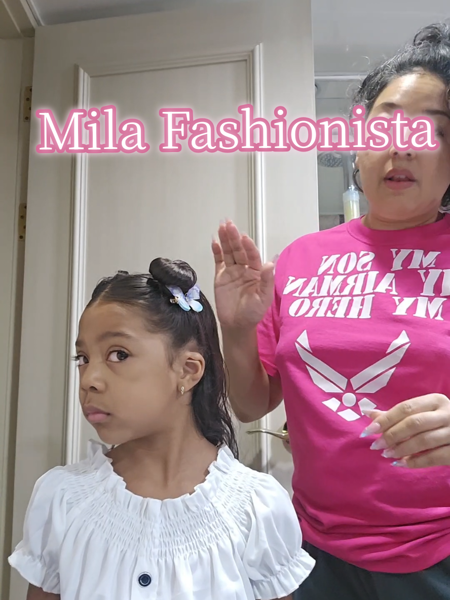 GRWMILA Follow for Curly Girl/Mix Girl/ Little Girl Hairstyles and Fashion. First week of school. #Milafashionista #MilaNicole 