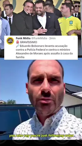 🚨 GRAVÍSSIMO  🔎 Eduardo Bolsonaro levanta acusação contra a Polícia Federal após assalto à casa da família A residência da mãe e dos avós maternos do deputado Eduardo Bolsonaro (PL-SP), em Resende (RJ), foi invadida neste domingo (24). As vítimas ficaram mais de uma hora em cárcere privado, amarradas e amordaçadas, enquanto criminosos roubavam joias e um carro. Nas redes sociais, Eduardo fez declarações duras: acusou o ministro do STF Alexandre de Moraes e chegou a levantar acusações contra a Polícia Federal, chamando agentes de “cachorrinhos” e insinuando possível envolvimento da corporação. ⚠️ As acusações são infundadas. Até o momento, não há qualquer evidência que ligue a PF ou Alexandre de Moraes ao crime. A investigação está a cargo da Polícia Civil do Rio de Janeiro, que trata o caso como um assalto comum, sem relação política. #FakeDoEduardo #PFRespeito #MentiraNãoÉProva #AcusaçãoInfundada #PFInocente #VerdadeAcimaDeFake #EduardoSemProva #PFNãoÉAlvo #JustiçaComFatos