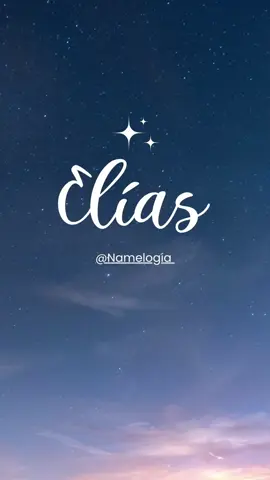 Elías es un nombre de origen hebreo que significa Jehová es mi Dios, cargado de fuerza espiritual y liderazgo. En numerología corresponde al número 1, símbolo de independencia, iniciativa y capacidad para abrir caminos con determinación. TikTok: https://www.tiktok.com/@namelogia Instagram: https://www.instagram.com/namelogia Facebook: https://www.facebook.com/namelogia YouTube: https://www.youtube.com/@namelogia #Elías #1 #hebreo #liderazgo #determinación 