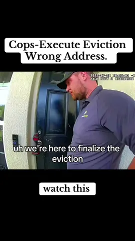 #cops #execute #eviction #wrong #address 