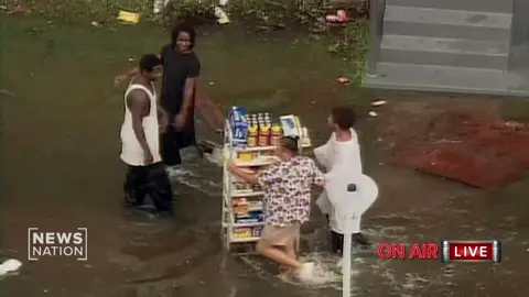 After #HurricaneKatrina hit New Orleans in 2005, many residents rummaged through abandoned stores to take what they needed to survive. Watch NewsNation's full special report, 
