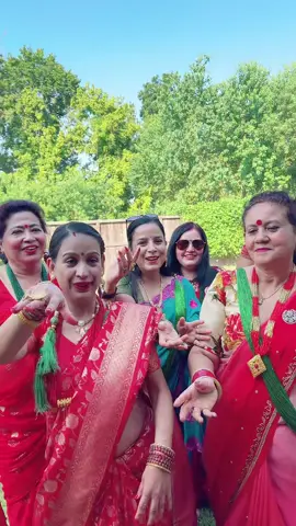 Thank you muna auntie and @punamregmi00 bahini for wonderful teej party #teej #teej2025 #teejsong #teejspecial #teejvibes❤️ @Mamata Karn Sharma @1poojakarna 