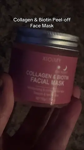 Collagen & Biotin Peel-off Face Mask- Love it, feels really cool on the face! #tiktokshop #tiktok #beauty #skincare #skinproducts 