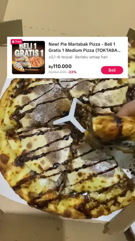 Cussss beli juga #fypage #jelajahbegahmula #promomakanmerdeka #dominospizza #piemartabakpizza 