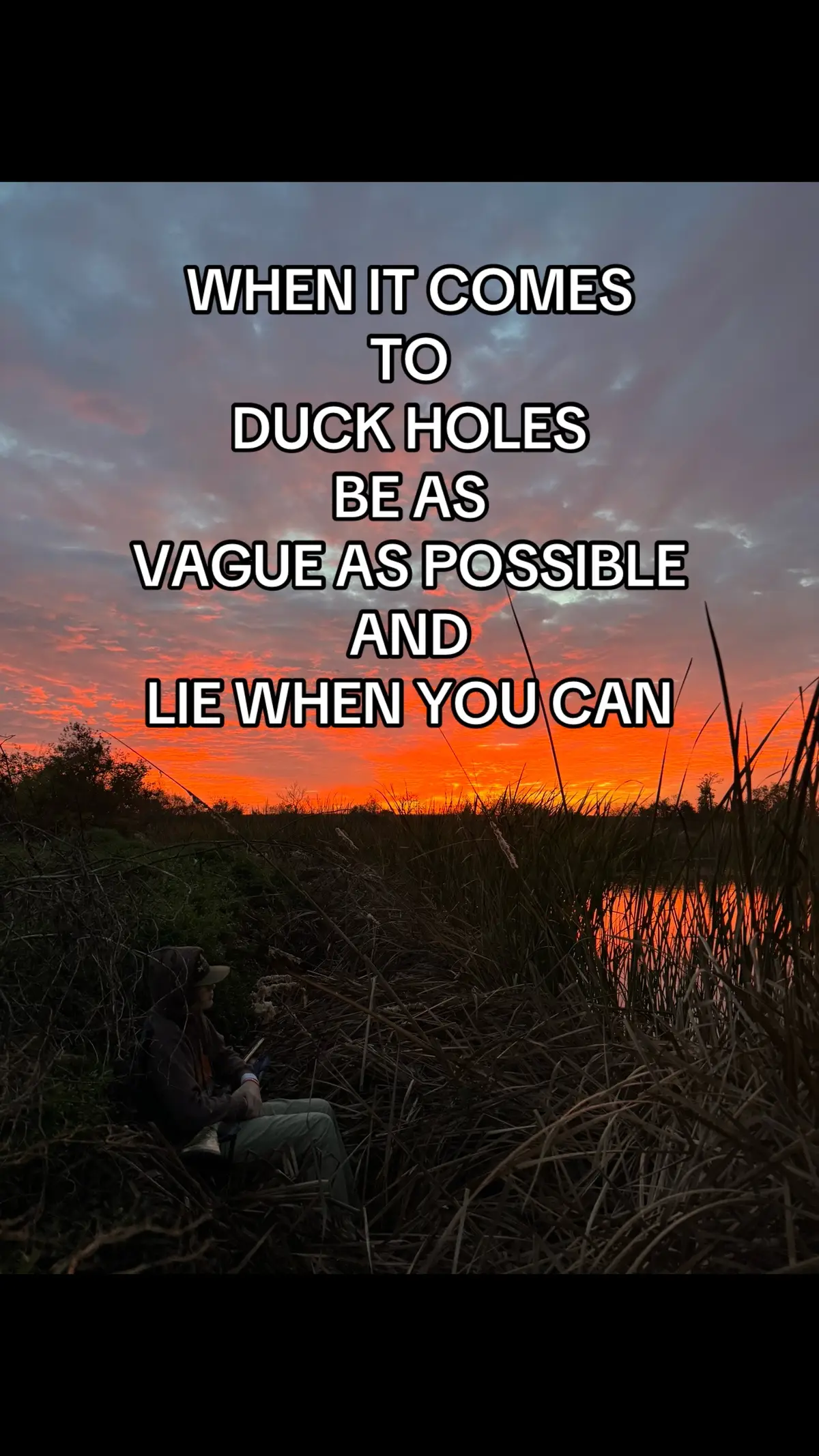 Truth… #kronikoutdoors #duckhunting #honeyhole #wordsofwisdom #hunting 