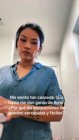 Me siento tan cansada, que hasta me dan ganas de llorar. ¿Por qué las separaciones no pueden ser rápidas y fáciles? #HealingJourney #separation #toxicrelationship #narcissist #petty 