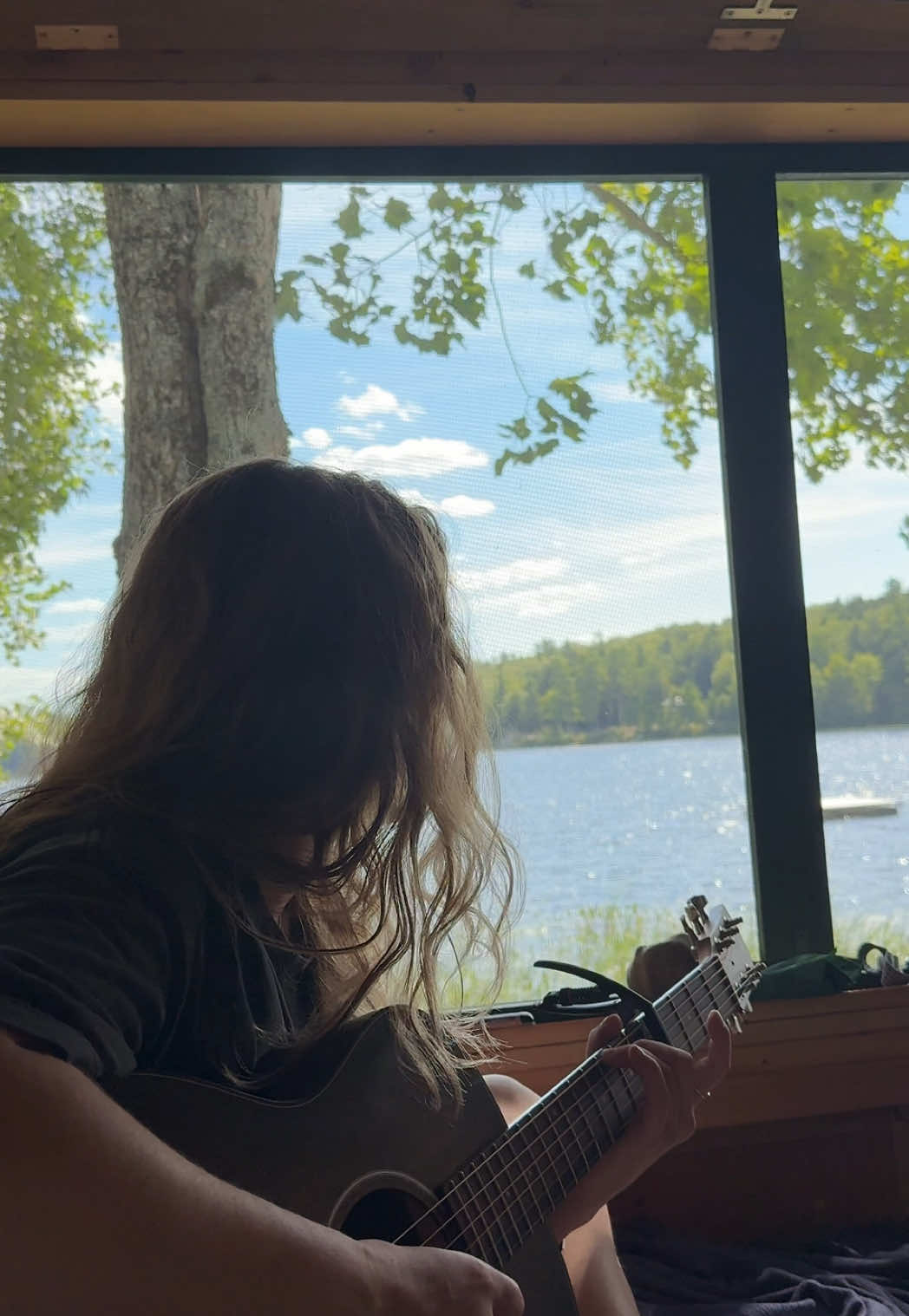 clearly I’m biased so listen and decide for yourself? song is called “When I’m Alone” written & performed by @julia campbell  #singersongwriter #noahkahan #maine #wlw #songwriter 