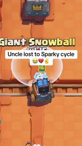 Sparky cycle carried ❤️ #fyp #tiktok #clashroyale #clashroyalememes 