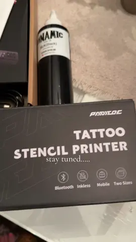 well… here goes nothing #tattoo #practice #stencilprinter #needle #trysomethingnew 