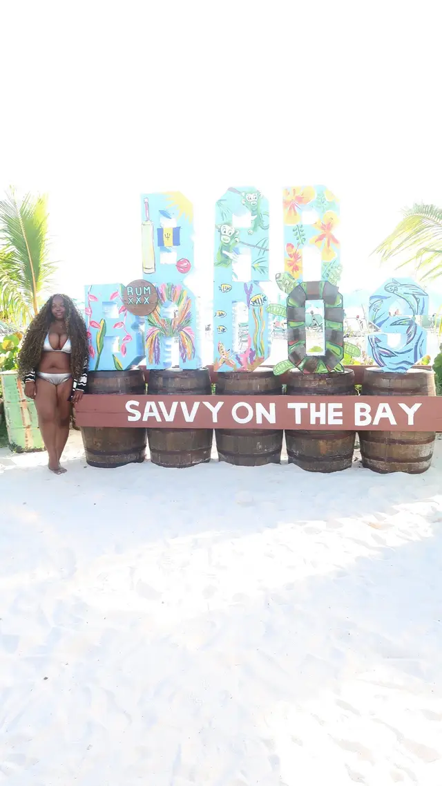 Find me in bim 🇧🇧🌴 #barbados #barbadostiktok #barbadosbeachclub #plussizefashion #plussizeblackwomen 